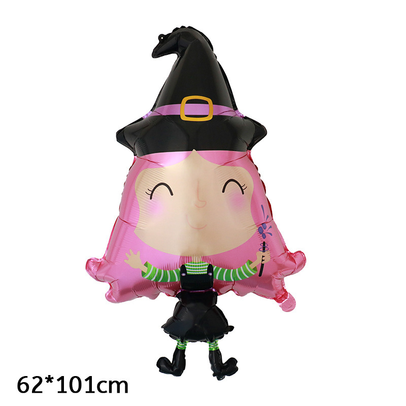 クロスボーダー新しいハロウィンバルーン装飾ゴーストフェスティバルアルミフィルムバルーンゴーストカボチャハロウィンテーマ漫画バルーン|undefined