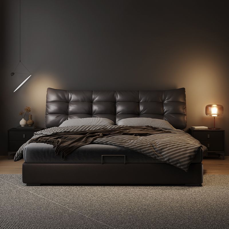 Light Luxury Modern Minimalist Luxury Double Bed Internet Celebrity Big Black Bear Bedroom 1.8m Double Bed