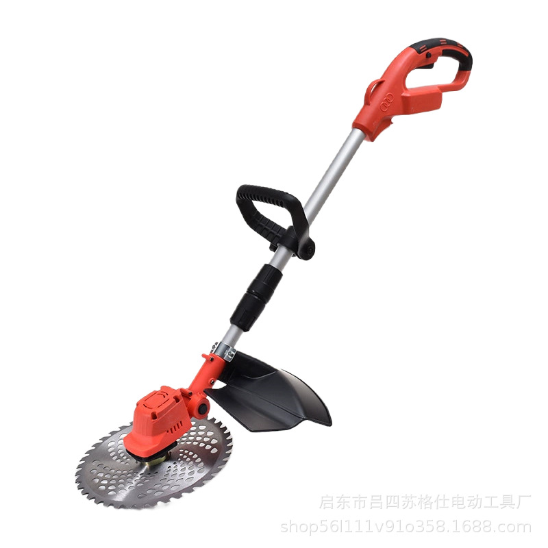 *工厂直销跨境多功能农用除草神器小型锂电家用电动割草机除草机