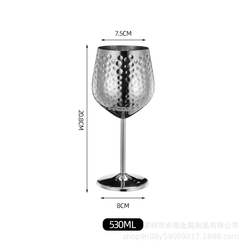해머 포인트 레드 와인잔 530ml, 유광