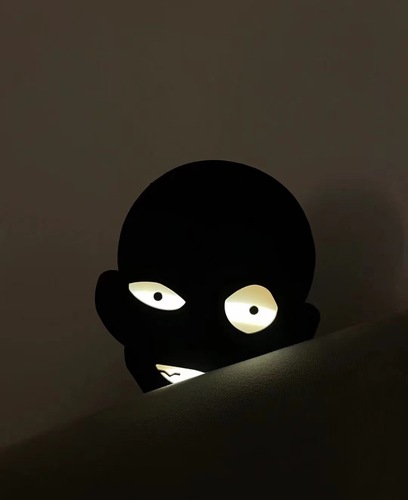 Little Red Book's same style Conan Black Man Lamp Detective Mr. Prisoner Night Lamp Funny Gift Lamp