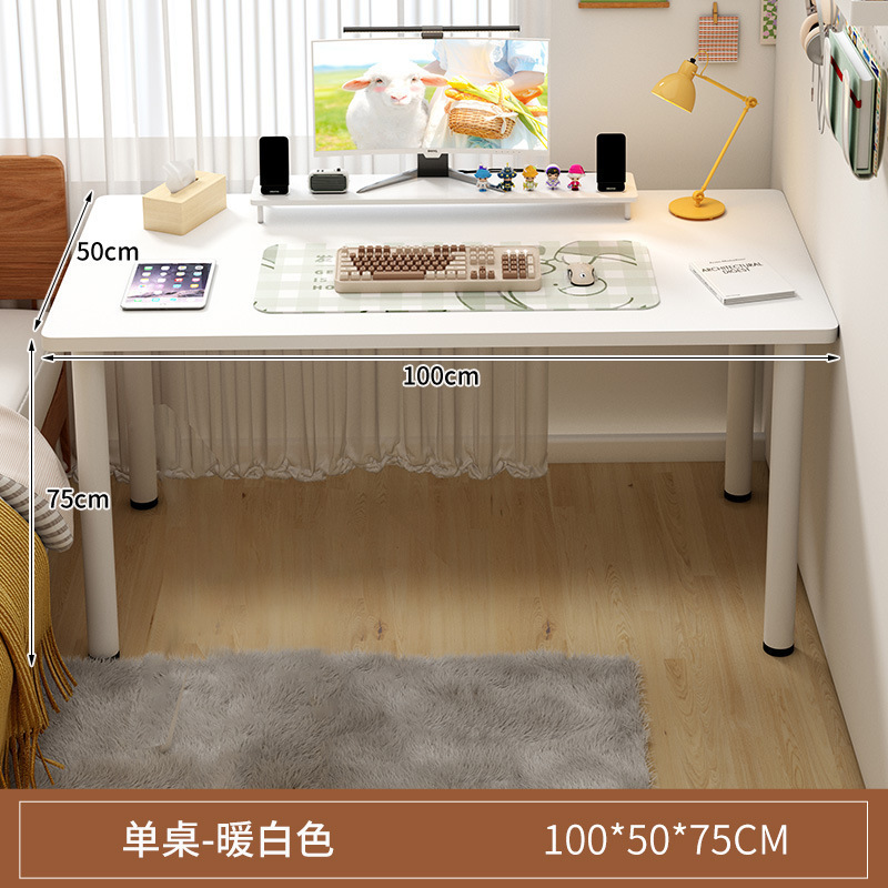 Mesa simple casa de alquiler 2025 nuevo dormitorio moderno escritorio de maquillaje para niñas escritorio de computadora para el hogar escritorio de estudio para estudiantes