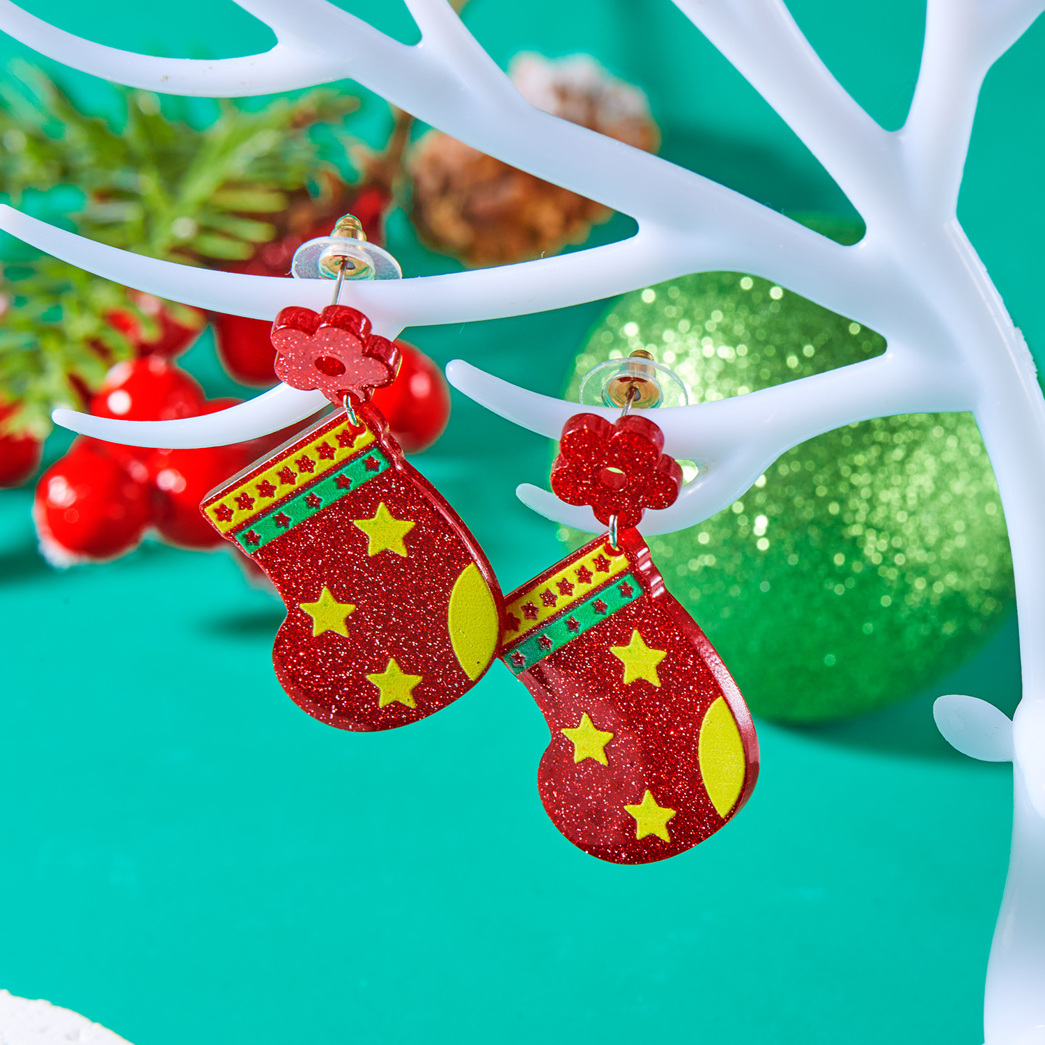7g Weight Christmas Festival Women's Gender Cute Style Cute Drop Earrings 19