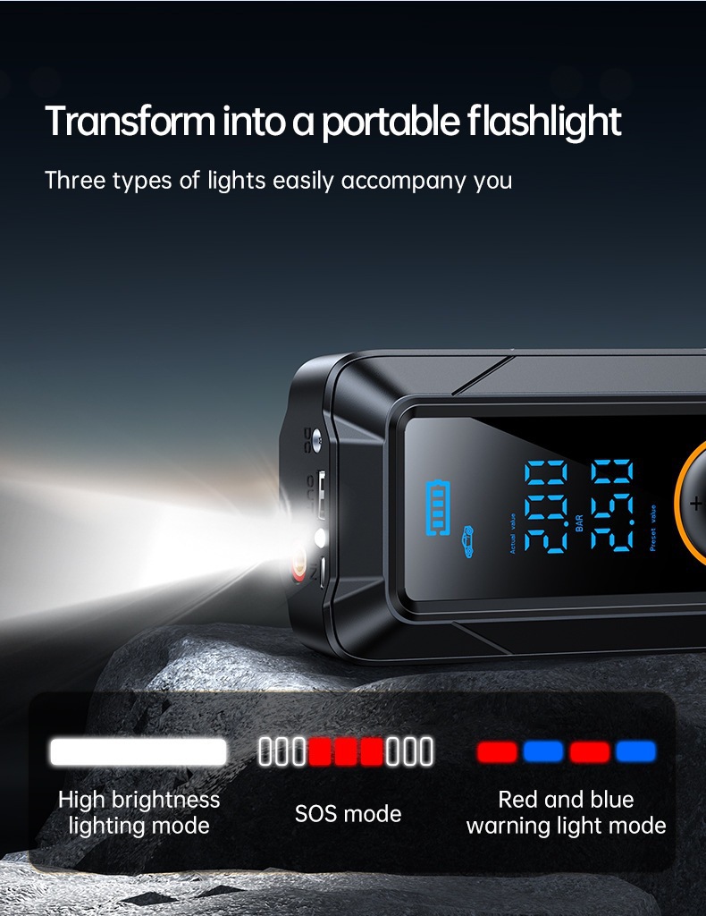 Cross-Border Car Wireless Air Pump Portable Car Electric Pump Car Tire Car Inflator