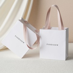 向陽花開xPandasew印刷ロゴ手提げ紙袋無痕外装収納携帯ギフト紙袋