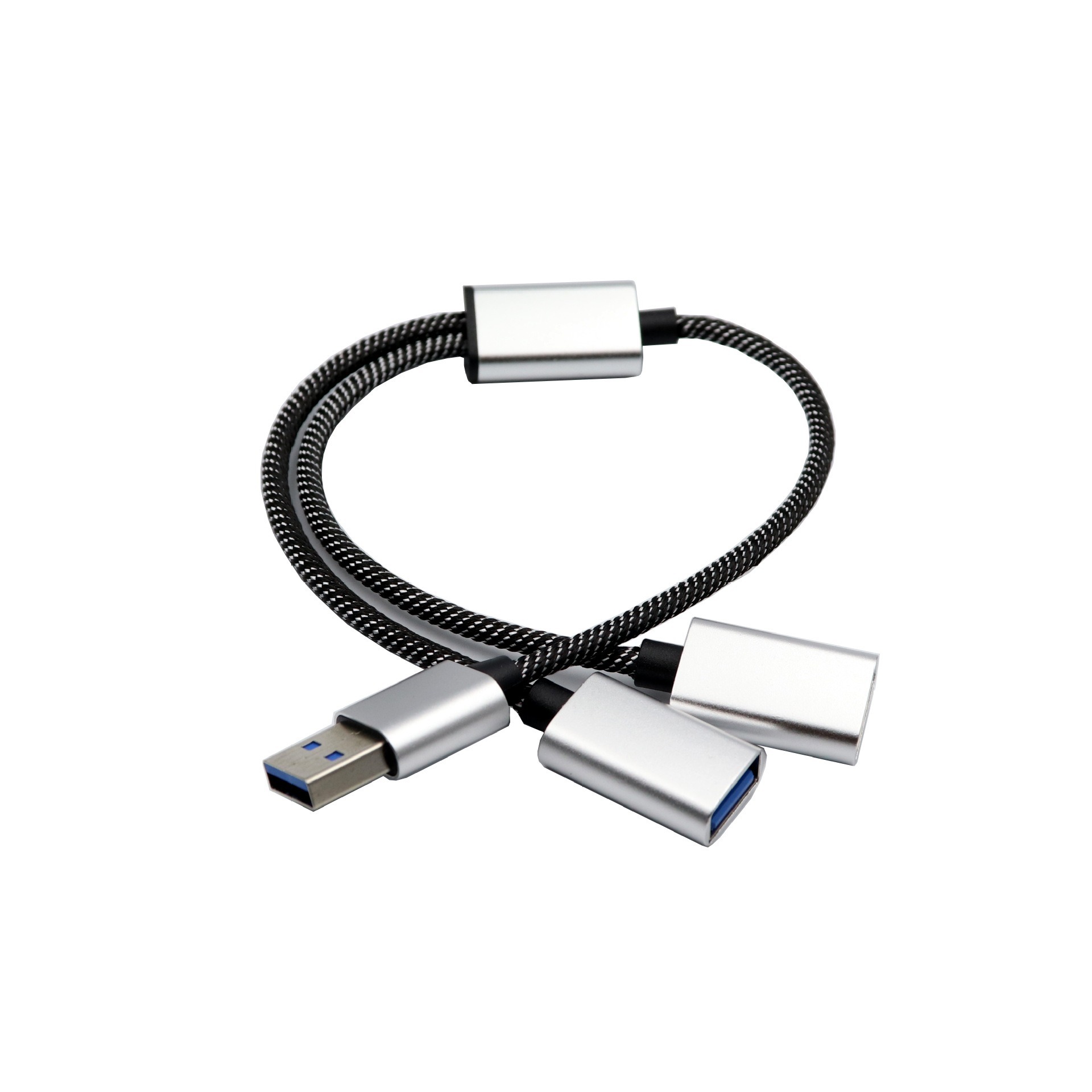 Computadora USB 2.0 concentrador usb2.0hub de dos puertos, uno para dos puertos, dos puertos USB, un punto, dos puntos, divisor USB