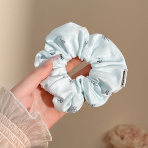 2026 nuevo estilo coreano super grande anillo de pelo intestino grande niñas de alto nivel de sensación de cabello de flores cuerdas de cabello de cordón de goma adornos para el cabello