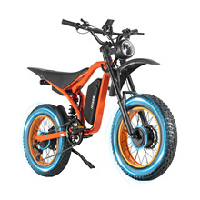 电动车厂家直销跨境私模新品20寸雪地胖胎越野摩托海外仓一件代发