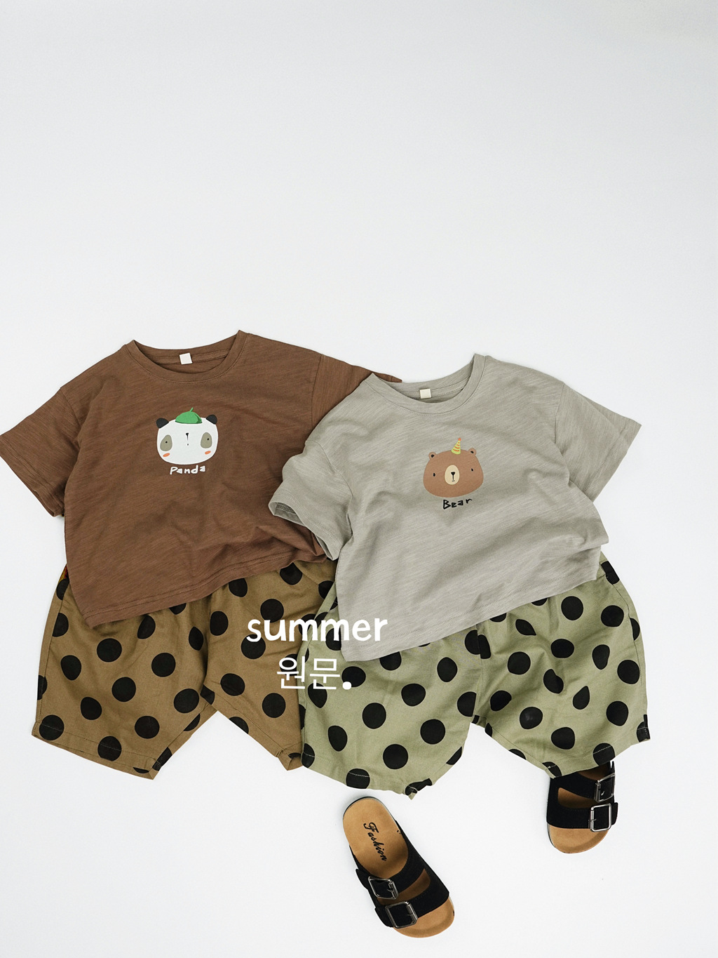 子供半袖2025新型男女児童漫画プリントジャケット赤ちゃん洋気半袖tシャツ夏服a類