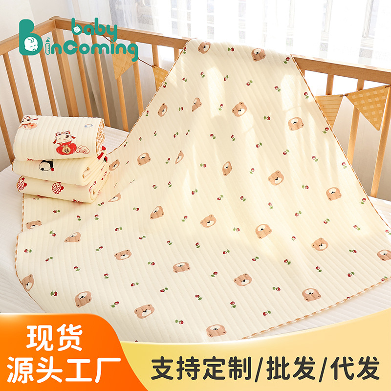 Manufacturer Wholesale Class a Air Cotton Swaddle Blanket for Newborns, Anti-Startle Wrap, Soft and Breathable Baby Blanket