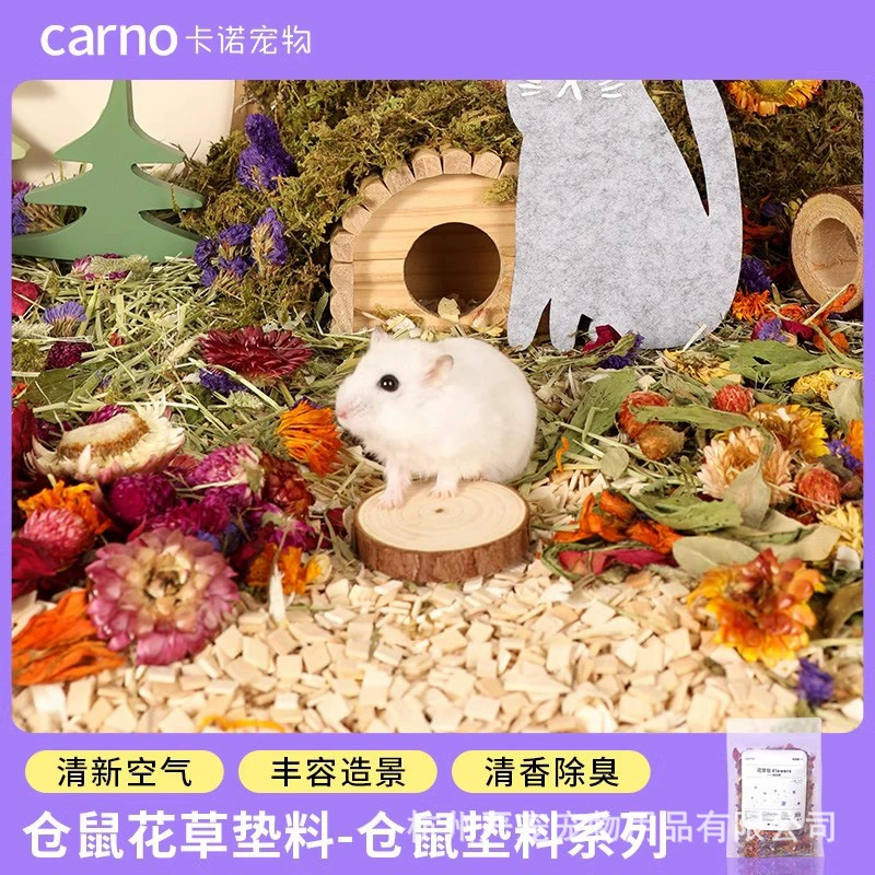 Кано домашнее животное хомяк украшение натуральный ветер сушеные цветы сумка золотой медведь закуски летом дезодоранты