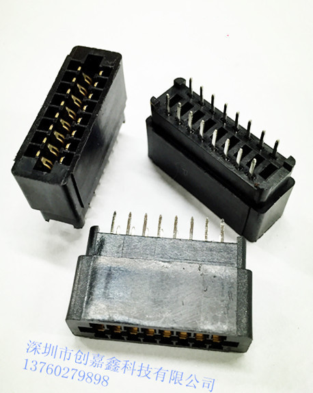 ����ָ SLOT ����PCB�۲���16Pֱ���ʽ ���2.54MM �޶�