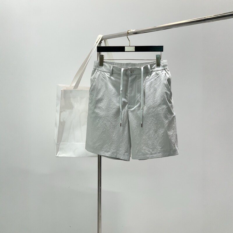 2026 New Men's Summer Casual Shorts Mc Moncler Lightweight Breathable Versatile Workwear Style Drawstring Long Pants