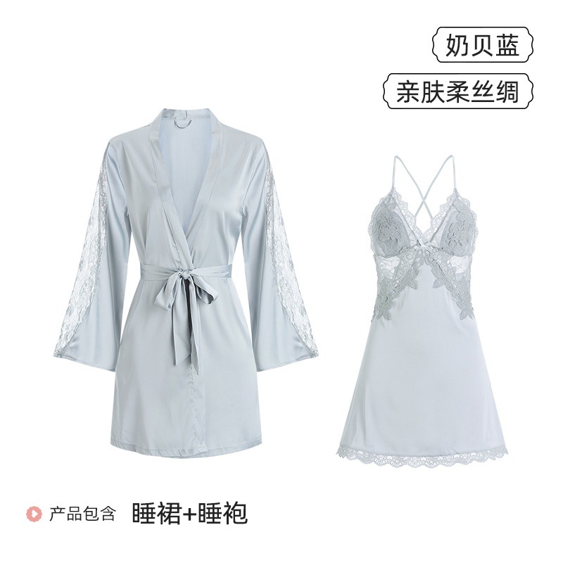 Azure top with cups, set