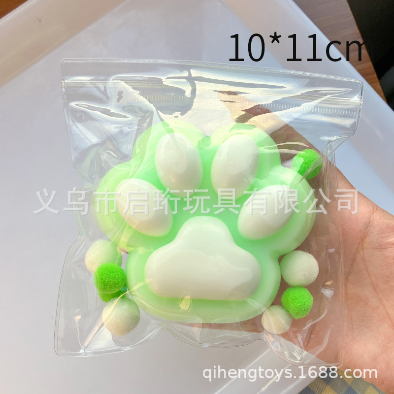 초대형 고양이 발톱 녹색