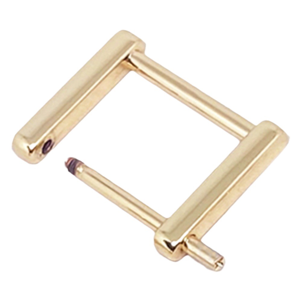 Bag Accessories 4-Piece Die-Cast Square Buckle with Inner Width 13mm, Rectangular Buckle, Luggage Hardware Accessories, Seamless Alloy I-Shaped Buckle