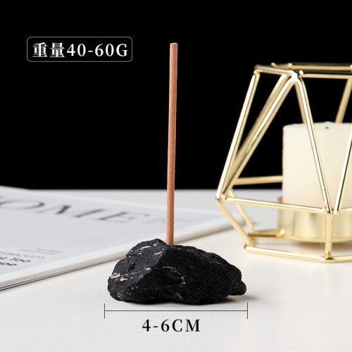 Natural crystal raw stone incense insert powder amethyst crystal block incense burner for Buddha incense insert base crystal gravel wholesale