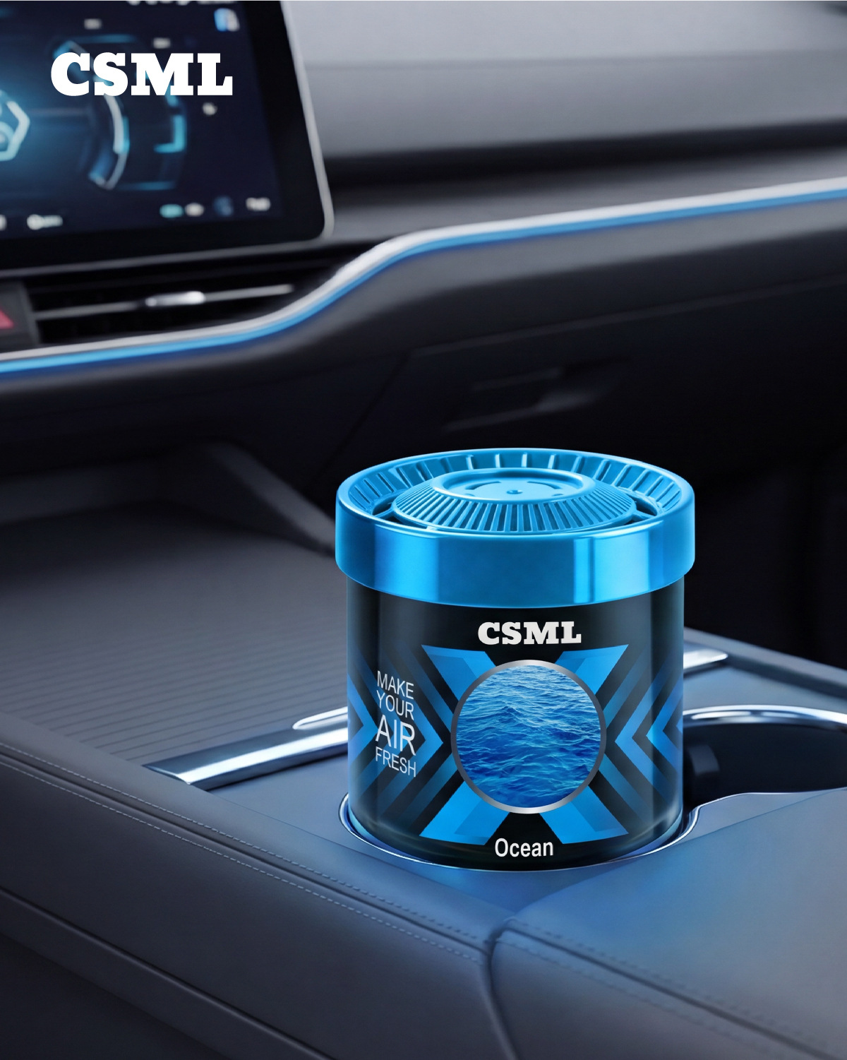 Cross-border Car Fragrance Diffuser, Car Perfume Holder, Solid Fragrance Balm for Vehicles, High-Quality Long-Lasting Scent, Center Console Decorative Ornament