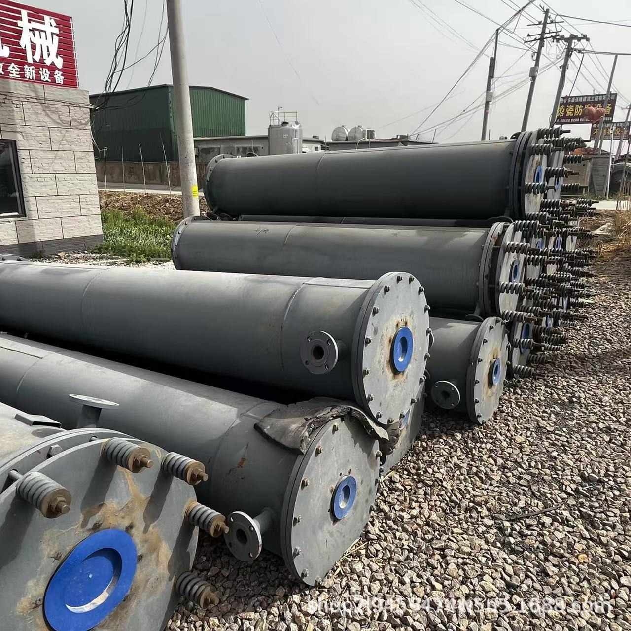 石墨冷凝器 30平方石墨换热器 不锈钢列管式冷凝器换热器耐高温