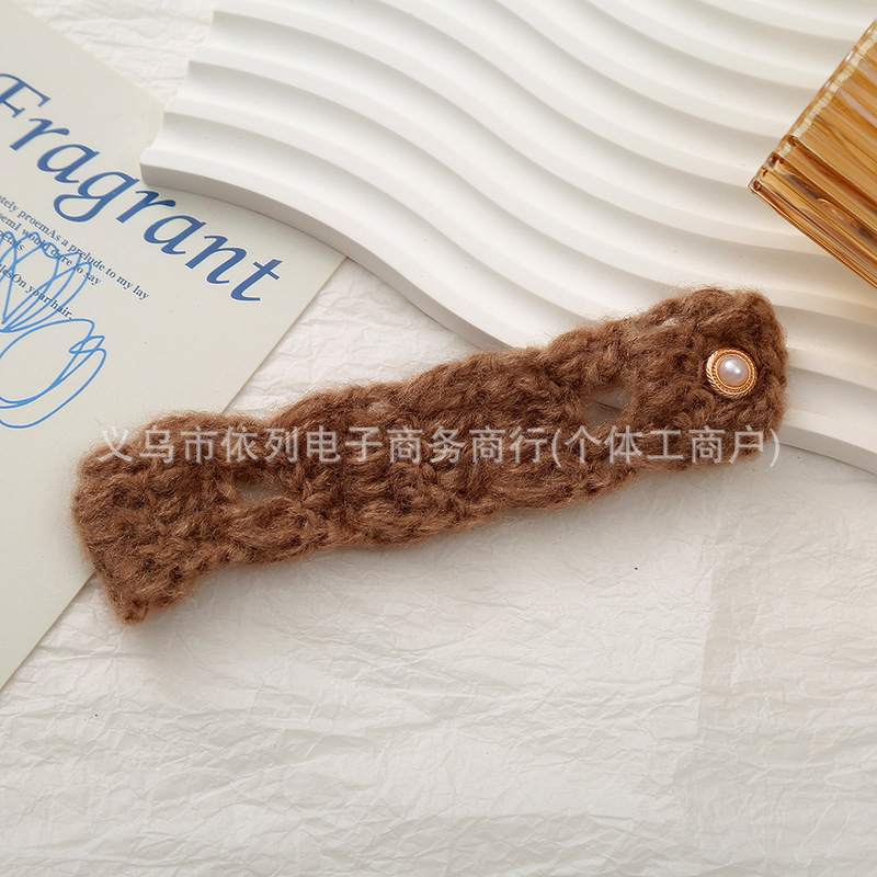 多色迷你珍珠纽扣毛衣纯手工钩织毛线娃衣可爱玩偶棉花娃娃配饰|undefined