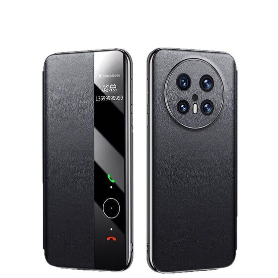 Huawei Mate70Pro Phone Case Leather Lens Flip Cover Magnetic Sleep Mt60/50Pro Drop-resistant Cover