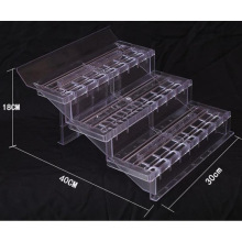 打火机展示架陈列台透明塑料阶梯多层水果生鲜陈列蔬菜道具垒德株