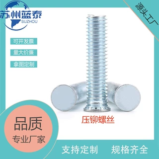定制碳钢压板螺丝钉环保镀锌FH-M3M4M5M6冷墩铁板圆头螺钉