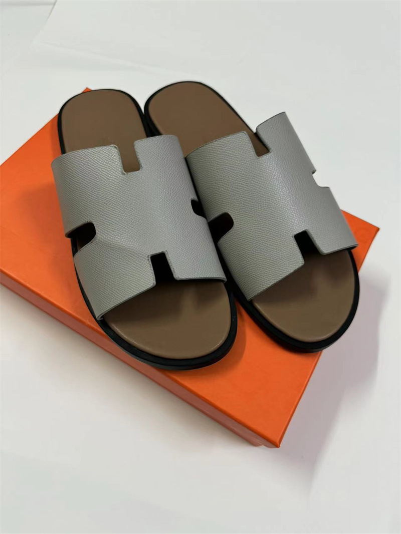 Medio Oriente e-commerce transfronterizo h zapatillas hombre sudeste asiático zapatos de cuero plano comercio exterior europeo y americano zapatos de playa de una sola zapatilla