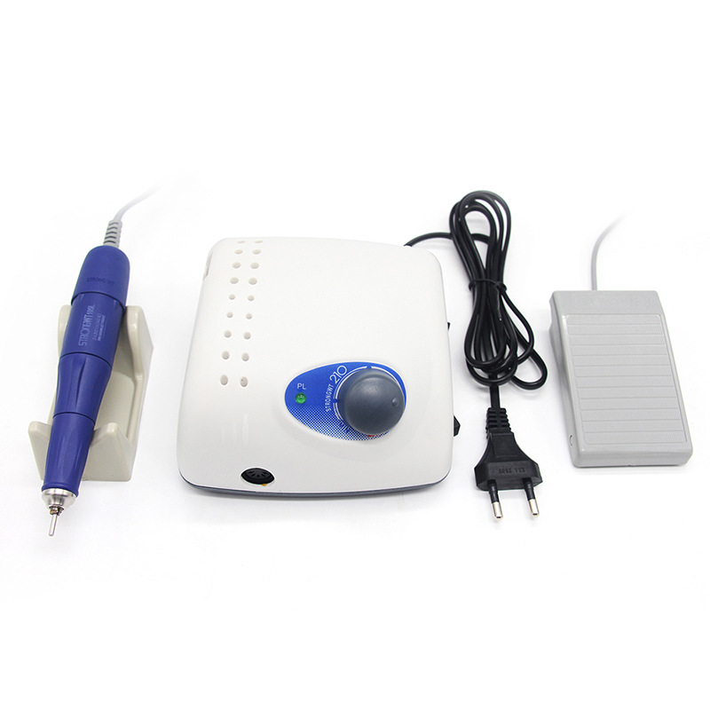 跨境世新210台式美甲打磨机卸甲抛光雕刻打磨牙机工具40000RPM