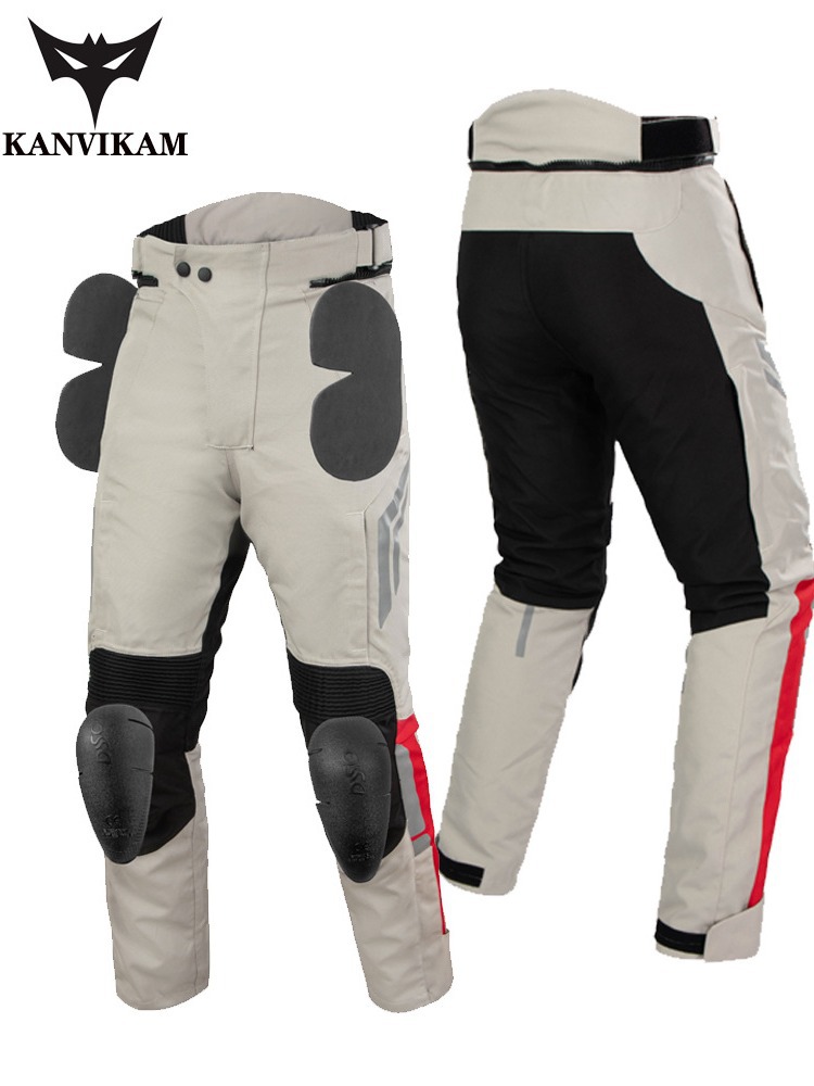 Pantalones de motocicleta, pantalones de motocicleta a prueba de viento, pantalones de carreras calientes a prueba de frío, pantalones de motocicleta a prueba de caídas de cuatro estaciones, pantalones de caballero