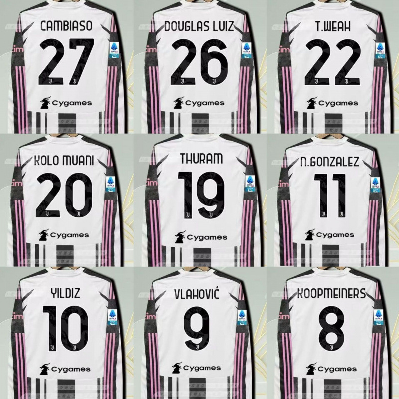 2526 Football Jersey: Salah, Van Dijk, Wirtz, Isak, Yildiz, Vlahovic Long-Sleeve Jersey
