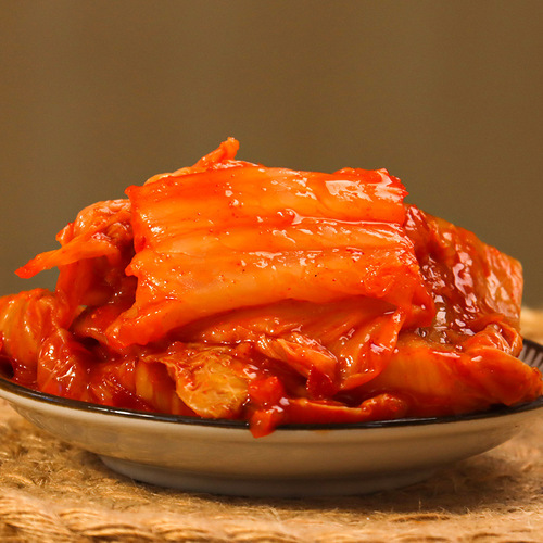 Korean Spicy Cabbage Kimchi 208g, Northeast Yanbian Korean Sauce Pickled Cabbage, Commercial Side Dish Instant Food