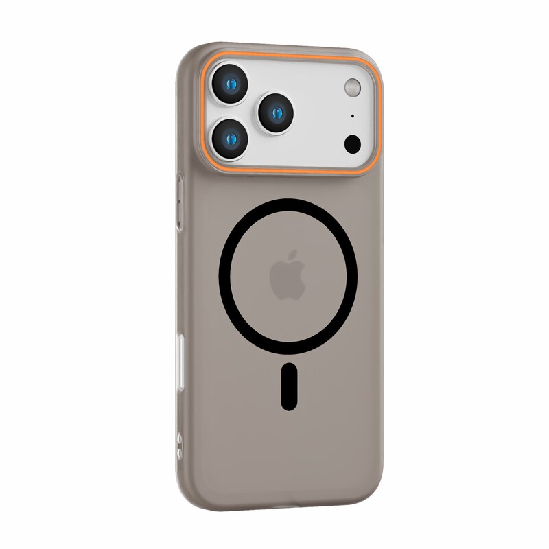 适用iPhone17PROMAX肤感磨砂磁吸手机壳苹果16撞色PC防摔保护套15|undefined