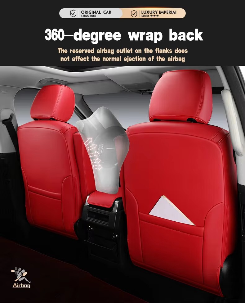 Suitable for Toyota Cruiser Seat Covers, Full Surround Four-Season Special Seat Covers, Interior Modification Leather Car Seat Cushions