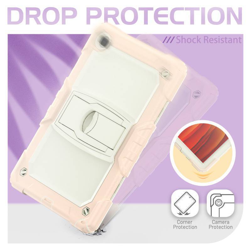 Applicable to Samsung tab A7 10.4-inch silicone drop-resistant bracket shell T500 bracket tablet protective shell T505