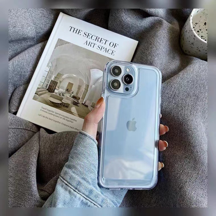 簡約適用蘋果17手機殼12硅膠11防摔iphone13promax加厚透明太空 5