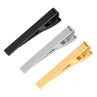 Лидер продаж на Amazon AliExpress, модный плоский угловой медный зажим для галстука, мужские деловые аксессуары для галстуков 5,2X0,6