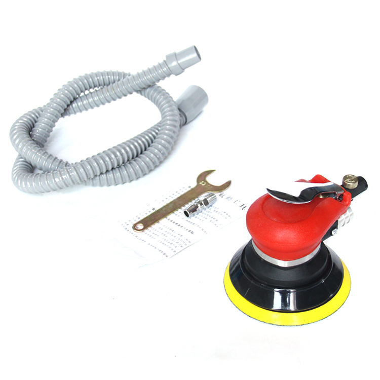 直销供应5寸气动吸尘砂纸机 气动砂纸机 打磨机不吸尘气动干磨机