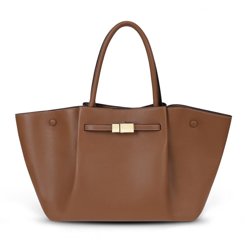 Women's Handbag Work Bag Leather Shoulder Bag Top Handle Bag Fashion Luxury Tramp Handbag Wallet