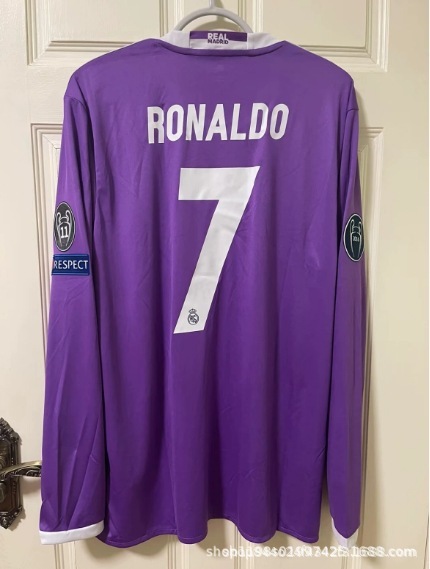 レアル・マドリード レトロジャージコレクション 半袖ファンバージョン 長袖 ロナウド・ロモス・クロス サッカーユニフォーム 工場直販|undefined