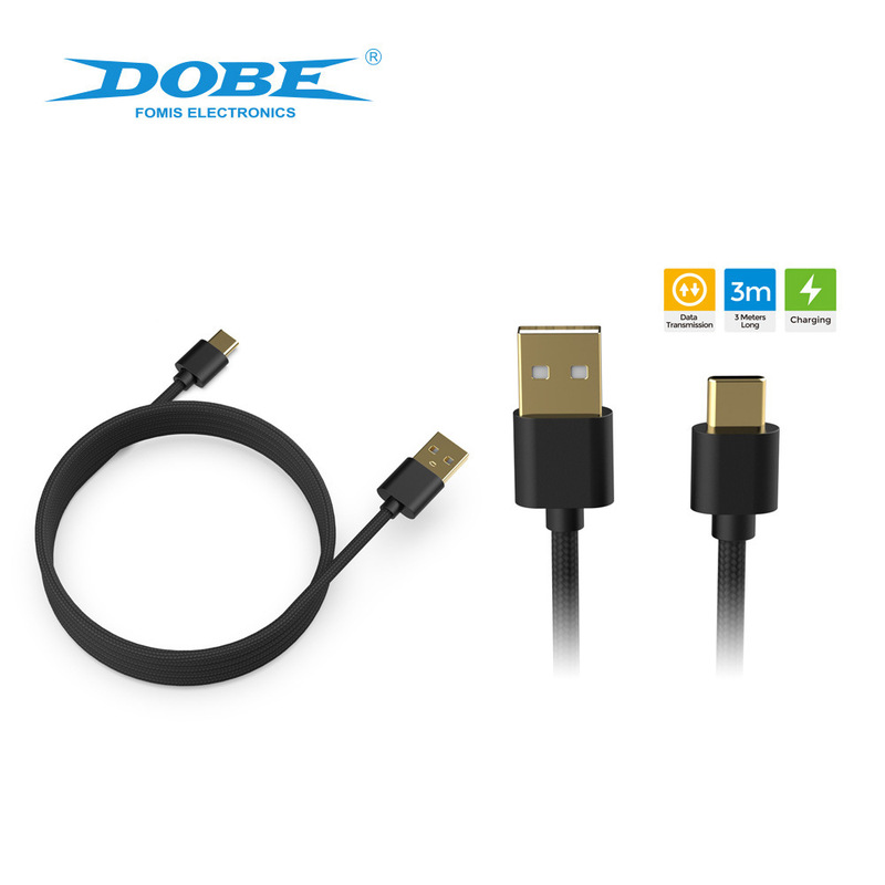 Ps5 Charging Cable Switch Pro/Xbx Controller USB Charging Data Transmission Cable Mobile Phone Charging Cable 3m