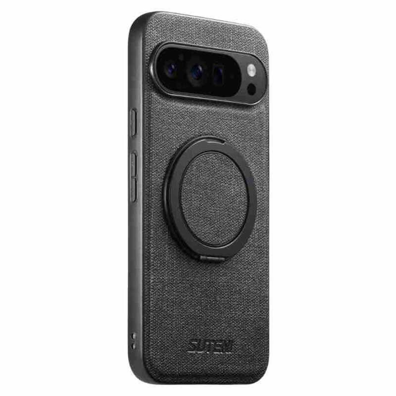 Google 10ProXL ワイヤレス充電対応 マグネット式360度保護ケース ° 回転式スタンド付き指環ホルダー8Aレザーケース|undefined