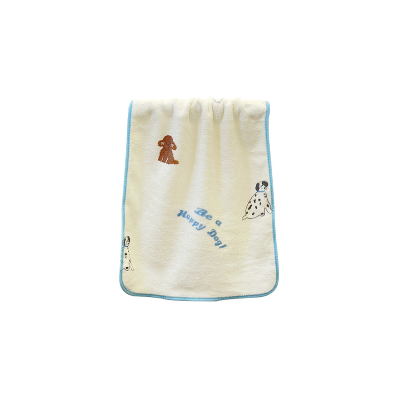 Toalla de lavado de cara agradable para la piel del cachorro de dibujos animados, toalla de baño de secado rápido, toalla de baño, gorro de cabello seco femenino, lindo juego de tres piezas