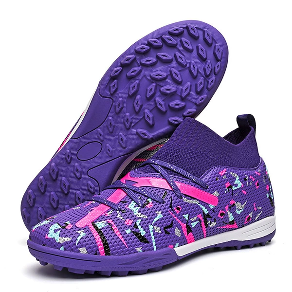 2805-2 High-top Broken Nail Purple