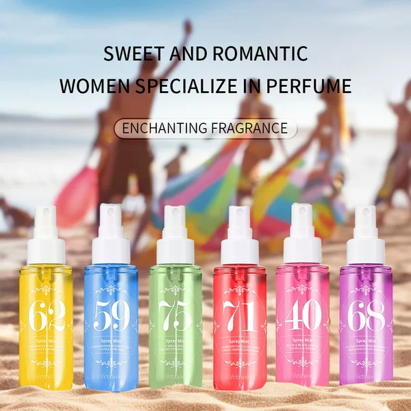 Cross-border Explosions Alcohol-free Perfume Spray Body Hair Digital Fragrance Body Spray Brazil Lasting Fragrance