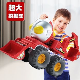 Forklift Tank Superman Sliding Engineering Vehicle Excavator Educational Boy Children's Toy Rotatable