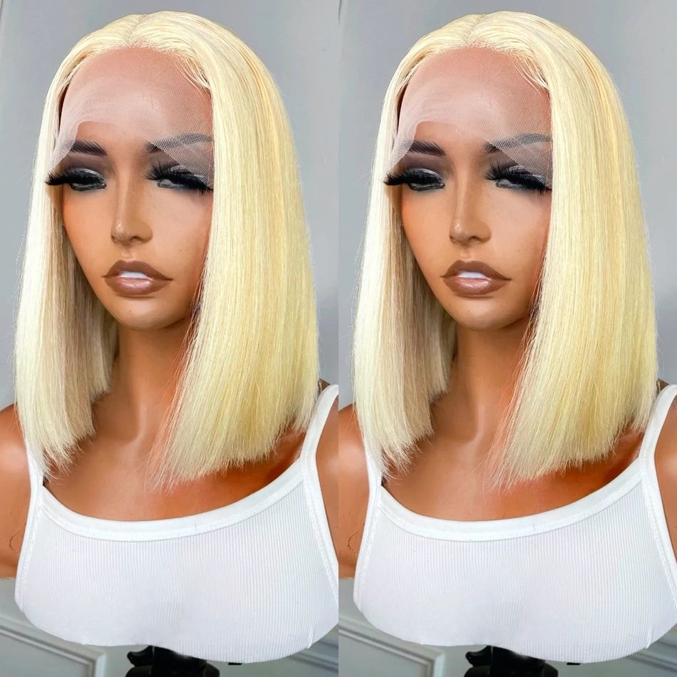 European American Fashion Front Lace Wig Center Part Medium Length Full Head Cover Bob Style Popular In Africa_voghion.com