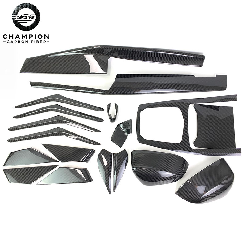 Suitable for Bmw X7X5 Modified Gear Panel Frame Central Control Dashboard Air Vent Carbon Fiber Interior Accessories