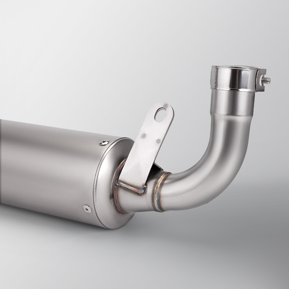 Applicable to GPR250 motorcycle exhaust pipe modification stainless steel integrated drum removal middle section 21-23 years special car straight up