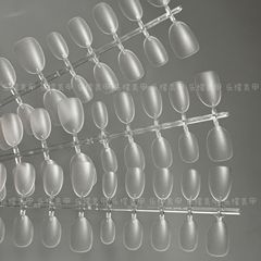 樂檬美甲超短橢圓穿戴甲甲片 超薄無痕免刻磨免修型全貼甲片短甲